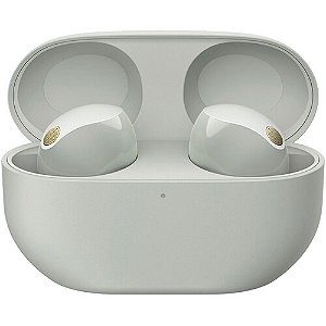 Fone de ouvido In-Ear sem fio Sony WF-1000XM5 com cancelameto de ruído (Silver)