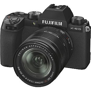 Câmera FUJIFILM X-S10 com 18-55mm