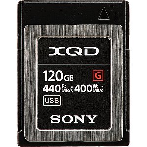 Cartão de Memória XQD 120GB Sony Serie G 440-400MB/s