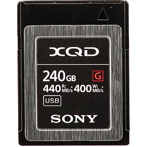 Cartão de Memória XQD 240GB Sony Serie G 440-400MB/s