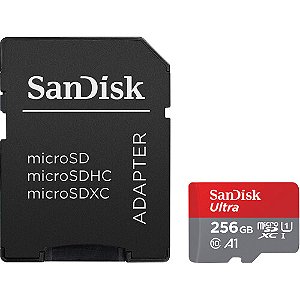 Cartão de Memória micro SD SANDISK 256 GB Ultra