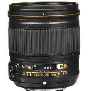 Lente Nikon AF-S NIKKOR 28mm f/1.8G
