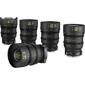 Kit Lentes NiSi ATHENA Prime T2.4/1.9 Full-Frame 14, 25, 35, 50, 85mm (PL Mount)