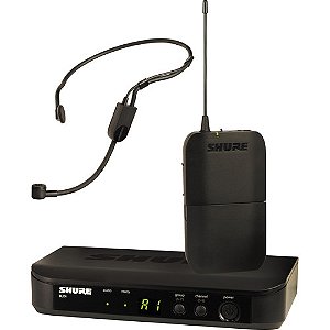 SHURE BLX14/PGA31 Sistema Sem Fio Headset com Microfone PGA31 (J10: 584 to 608 MHz)