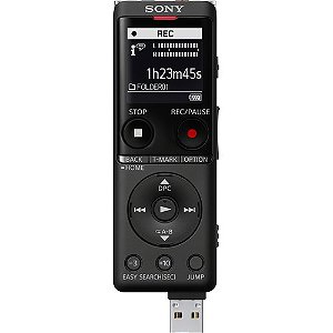 Gravador de Áudio SONY ICD-UX570 Black