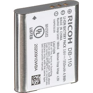 Bateria Ricoh DB-110 Recarregável
