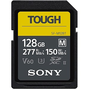 Cartão de Memória SD Sony 128GB SF-M UHS-II SDXC V60