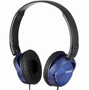 Fone de ouvido Sony MDR-ZX310AP On-Ear com Fio (Blue)