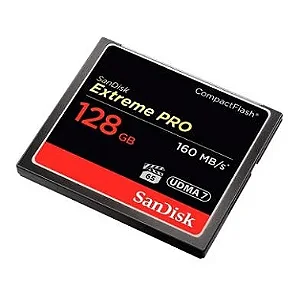 Cartão de Memória CF SANDISK 128 GB Extreme Pro 160MB/s (OPENBOX)