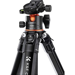 Tripé K&F M1+BH-36L Fibra de Carbono
