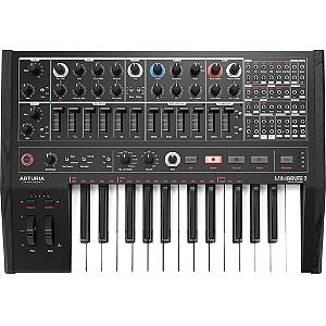 Arturia MiniBrute 2 Edição Especial Noir Sintetizador Analógico Monofônico Semi-Modular (Preto)