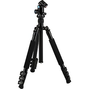Tripé Sirui ET-2004 com cabeça esférica E-20 (suporta 12Kg)