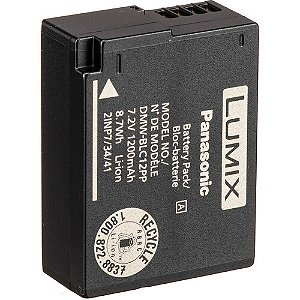 Bateria de íons de lítio recarregável Panasonic DMW-BLC12 (7,2 V, 1200 mAh)