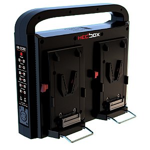 Carregador de bateria Quad V-Mount - Digital e Power Bank