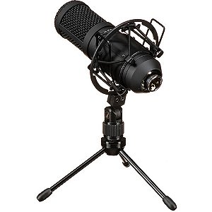 Microfone de transmissão dinâmica e podcast TASCAM TM-70