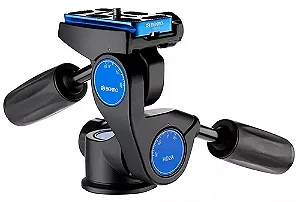 Cabeça de tripé 3D BENRO HD2A de 3 vias (Suporta 8Kg)