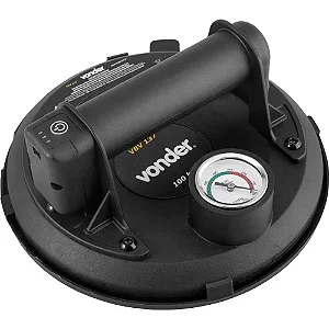 Ventosa 203mm com bomba de vácuo a bateria 3,7V recarregável VBV 137 Vonder