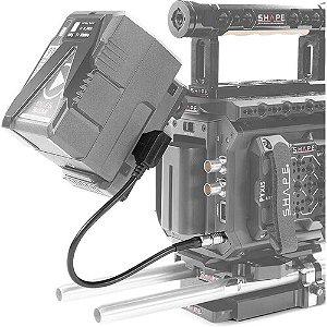 Cabo de alimentação SHAPE D-Tap para LEMO de 2 pinos para Blackmagic Design PYXIS 6K (11,25"")