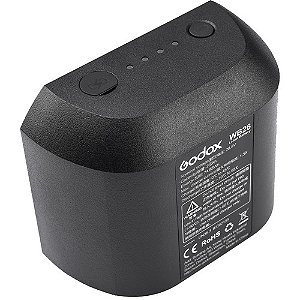 Bateria recarregável de íons de lítio Godox WB26 para flash AD600Pro (28,8 V, 2600 mAh)