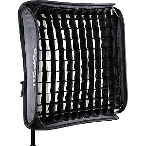 Suporte para flash Godox S-Type Bowens Mount com Softbox e colmeia - SFGV-G8080
