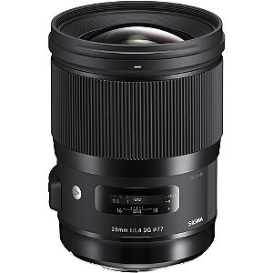 Lente Sigma 28mm f/1.4 DG HSM Art Lens para Canon EF