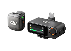 Microfone DJI Mic 3 (1 TX Microfone + 1 RX Receptor) BR - DJI137