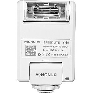 Mini Flash Yongnuo YN6 para Sony - Branco