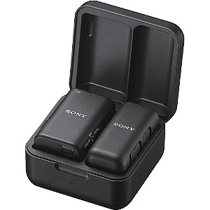 Microfone Sem Fio Sony ECM-W3S para Câmera com Sapata - Preto
