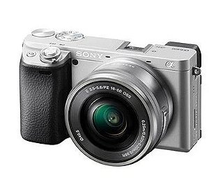 Câmera Sony A6400 + Lente 16-50mm f/3.5-5.6 II (Silver)