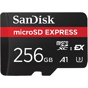 Cartão de Memória micro SD SANDISK EXPRESS 256GB U3 A1
