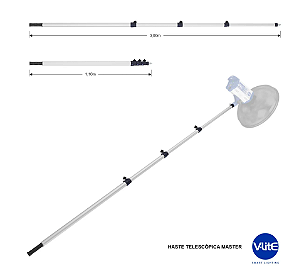 Haste Telescópica Master com Manopla