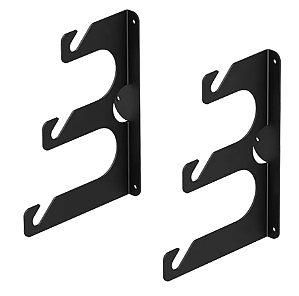 Suporte para 3 rolos de fundo - Par