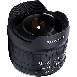 Lente 7Artisans 7.5mm f/2.8 II Fisheye (Sony E)