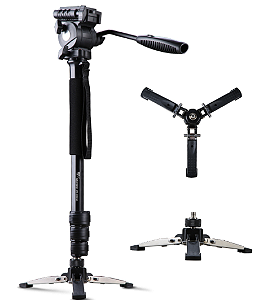 MONOPÉ MODELO WT3958M - CABEÇA HIDRAULICA - alt maxima 1,50m