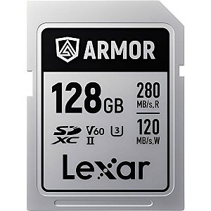 Cartão de Memória SD 128GB Lexar Armor Silver Pro V60