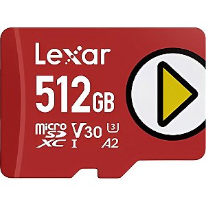 Cartão de Memória micro SD LEXAR 512GB Play Gaming/Mobile