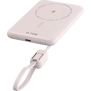 CARGADOR PORTÁTIL G-TIDE POWERBANK SLIM 01 5.000MAH LIGHTNING/USB-C PINK