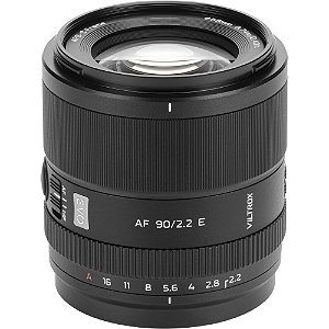 Lente Viltrox AF 90mm f/2.2 EVO para Sony E (APS-C)