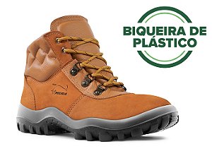 MIURA NOBUCK CARAMELO - BIQUEIRA PLÁSTICA
