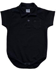 Polo Astro - Suedine Preta