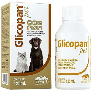 Suplemento Vitamínico Vetnil Glicopan Pet em Gotas