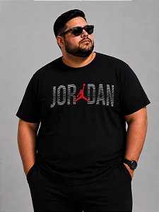 Camiseta Plus Size Masculina Preta G3 ao G9