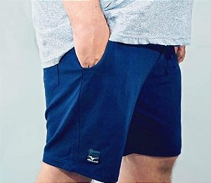 Bermuda Tommy Multimarcas Masculina Plus Size  Moleton Elastano Marinho G3/G10 (54 ao 84 cm cintura)