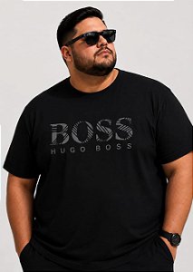Camisetas Masculina G4 AO G9 Extra Premium Plus Size Preta