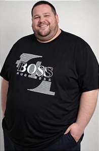 Camisetas Masculina G4 AO G9 Extra Premium Plus Size Preta