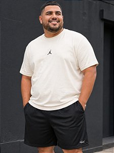 Camiseta Calvin klein Masculina Plus Size Preta G4 ao G8