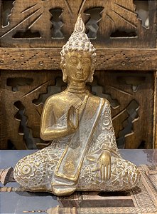 Buda Pequeno  - Posição Sentado  - Dourado
