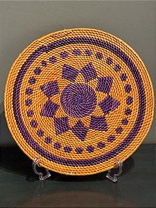 Disco - Mandala Palha - 38CM