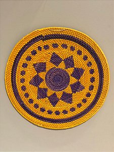 Disco - Mandala Palha - 38CM