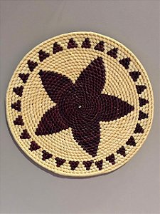 Disco - Mandala Palha - 30CM